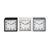 Grayson Lane Black and Grey Analogue Square Tabletop Standard Clock - Set of 3