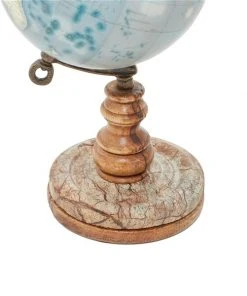 Grayson Lane 10-in x 5-in Traditional Globe Brown Marble and Metal -GRAYSON LANE shop 330858921 AlternateImage2 l