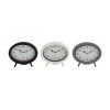 Grayson Lane Black and Grey Analogue Oval Tabletop Standard Clock - Set of 3