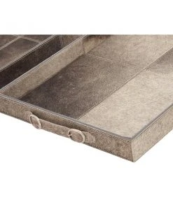 Grayson Lane Traditional Tray Grey Wood - Set of 2 -GRAYSON LANE shop 330858923 AlternateImage2 l