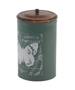 Grayson Lane Vintage Decorative Jar Green Tin - Set of 3 -GRAYSON LANE shop 330858928 AlternateImage4 l