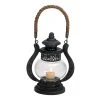 Grayson Lane 1 Candle Black Metal Lantern Rustic Candle Holder