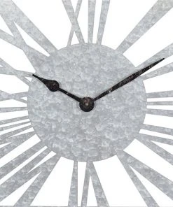 Grayson Lane Grey and White Analogue Square Wall Standard Clock -GRAYSON LANE shop 330858931 AlternateImage3 l