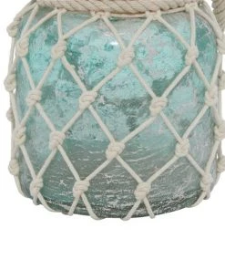 Grayson Lane 1 Candle Glass Lantern Coastal Candle Holder (Aquamarine) 8 Grayson Lane 1 Candle Glass Lantern Coastal Candle Holder (Aquamarine) -GRAYSON LANE shop 330858957 AlternateImage4 l