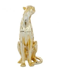Grayson Lane 16-in x 7-in Glam Sculpture Gold Polystone Leopard -GRAYSON LANE shop 330858960 AlternateImage3 l