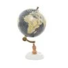 Grayson Lane 11-in x 6-in Contemporary Globe Black Marble and Metal