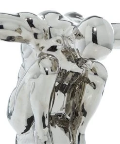 Grayson Lane 15-in x 26-in Traditional Sculpture Silver Porcelain Man -GRAYSON LANE shop 330858980 AlternateImage2 l