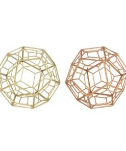 Grayson Lane Gold Modern Sculpture Metal - Set of 2 -GRAYSON LANE shop 330858981 AlternateImage3 l