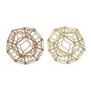 Grayson Lane Gold Modern Sculpture Metal - Set of 2
