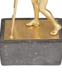 Grayson Lane 13-in x 16-in Contemporary Sculpture Gold Polystone 6 Grayson Lane 13-in x 16-in Contemporary Sculpture Gold Polystone -GRAYSON LANE shop 330858988 AlternateImage2 l