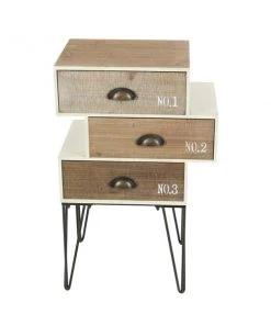 Grayson Lane Brown Wood 3-Drawer Accent Chest