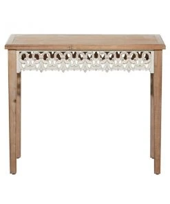 Grayson Lane 26-in x 31-in Wood Farmhouse Console Table - Brown -GRAYSON LANE shop 330859010 AlternateImage7 l