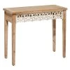 Grayson Lane 26-in x 31-in Wood Farmhouse Console Table - Brown