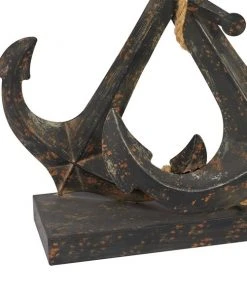 Grayson Lane 16-in x 12-in Coastal Sculpture Black Metal Anchor -GRAYSON LANE shop 330859023 AlternateImage2 l