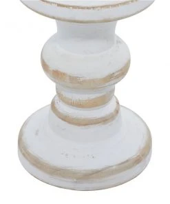 Grayson Lane 1 Candle Wood Pillar Farmhouse Candle Holder - Set of 3 -GRAYSON LANE shop 330859030 AlternateImage3 l