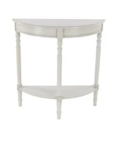 Grayson Lane 32-in x 32-in Wood Traditional Console Table - Light Grey