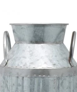 Grayson Lane Farmhouse Decorative Jar in Grey Metal - Set of 3 -GRAYSON LANE shop 330859049 AlternateImage2 l