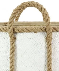 Grayson Lane Coastal Storage Basket White Sea Grass - Set of 3 -GRAYSON LANE shop 330859054 AlternateImage4 l