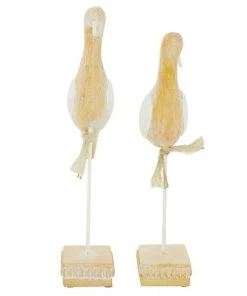 Grayson Lane Brown Resin Bird Sculptures - Set of 2 -GRAYSON LANE shop 330859593 AlternateImage4 l