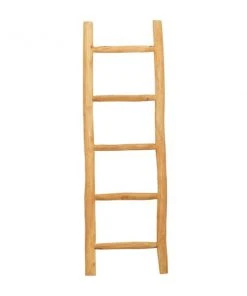 Grayson Lane Natural Brown Teak Wood Ladder -GRAYSON LANE shop 330859598 AlternateImage4 l