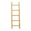 Grayson Lane Natural Brown Teak Wood Ladder