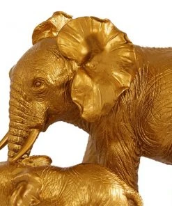 Grayson Lane Gold Resin Elephant Sculpture -GRAYSON LANE shop 330859602 AlternateImage2 l