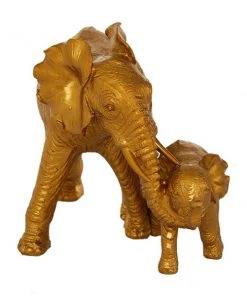 Grayson Lane Gold Resin Elephant Sculpture -GRAYSON LANE shop 330859602 AlternateImage3 l
