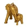 Grayson Lane Gold Resin Elephant Sculpture