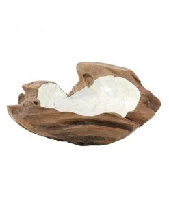 Grayson Lane Natural Brown Wood and Shell Decorative Bowl -GRAYSON LANE shop 330859604 AlternateImage4 l