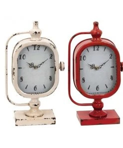 Grayson Lane Analog Oval Tabletop Standard Clock - Set of 2