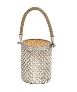 Grayson Lane Coastal Glass Lantern Candle Holder