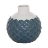 Grayson Lane Coastal Blue Ceramic Vase