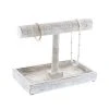 Grayson Lane White Tabletop Jewelry Holder
