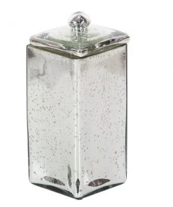 Grayson Lane Silver Glass Decorative Jar -GRAYSON LANE shop 330859628 AlternateImage4 l