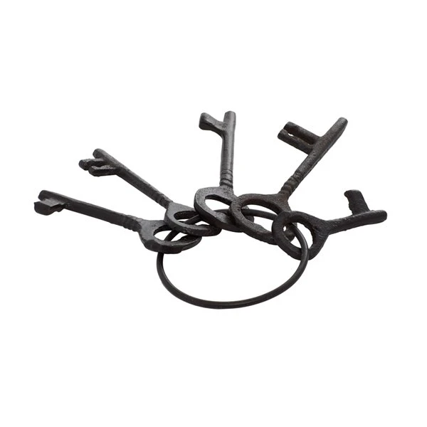 Grayson Lane Black Aluminum Keys - Set of 5 4 Grayson Lane Black Aluminum Keys - Set of 5 - Image 4