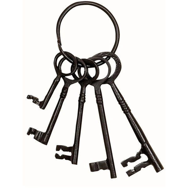 Grayson Lane Black Aluminum Keys - Set of 5 1 Grayson Lane Black Aluminum Keys - Set of 5