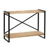 Grayson Lane Brown Industrial Console Table