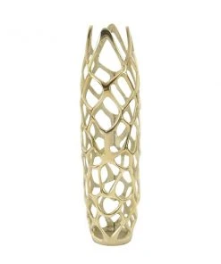 Grayson Lane Contemporary Gold Aluminum Vase -GRAYSON LANE shop 330859645 AlternateImage4 l