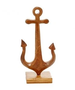 Grayson Lane Brown Teak Wood Anchor Sculpture -GRAYSON LANE shop 330859661 AlternateImage4 l