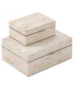 Grayson Lane White Mother of Pearl Boxes - Set of 2 -GRAYSON LANE shop 330859665 AlternateImage4 l