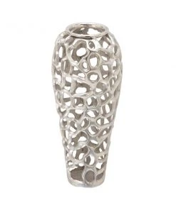 Grayson Lane Silver Aluminum Vase