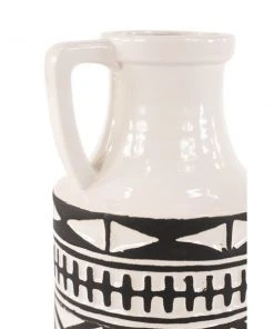 Grayson Lane Eclectic White Ceramic Vase -GRAYSON LANE shop 330859691 AlternateImage2 l