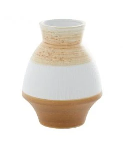 Grayson Lane Tan Coastal Ceramic Vase