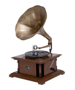Grayson Lane Copper and Metal Gramophone
