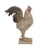 Grayson Lane Beige Polystone Rooster Sculpture