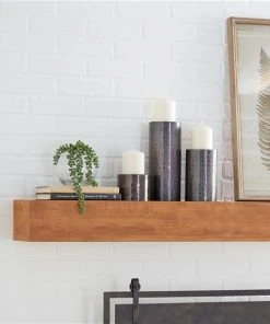 Grayson Lane Brown Metal Pillar Candle Holder - Set of 3 -GRAYSON LANE shop 330859704 AlternateImage2 l