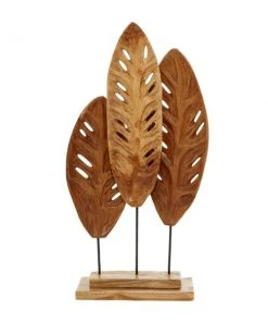 Grayson Lane Brown Teak Wood Leaves Sculpture 8 Grayson Lane Brown Teak Wood Leaves Sculpture -GRAYSON LANE shop 330859705 AlternateImage3 l