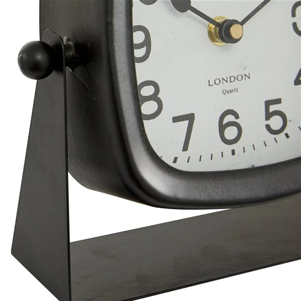 Grayson Lane Analog Square Tabletop Standard Clock - Set of 2 3 Grayson Lane Analog Square Tabletop Standard Clock - Set of 2 - Image 3