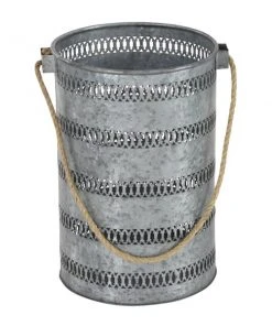 Grayson Lane Grey Metal Lantern Candle Holder - Set of 2 -GRAYSON LANE shop 330859759 AlternateImage5 l