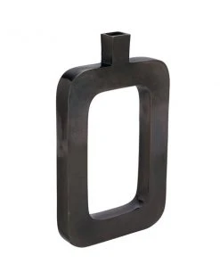Grayson Lane Contemporary Black Aluminum Vase